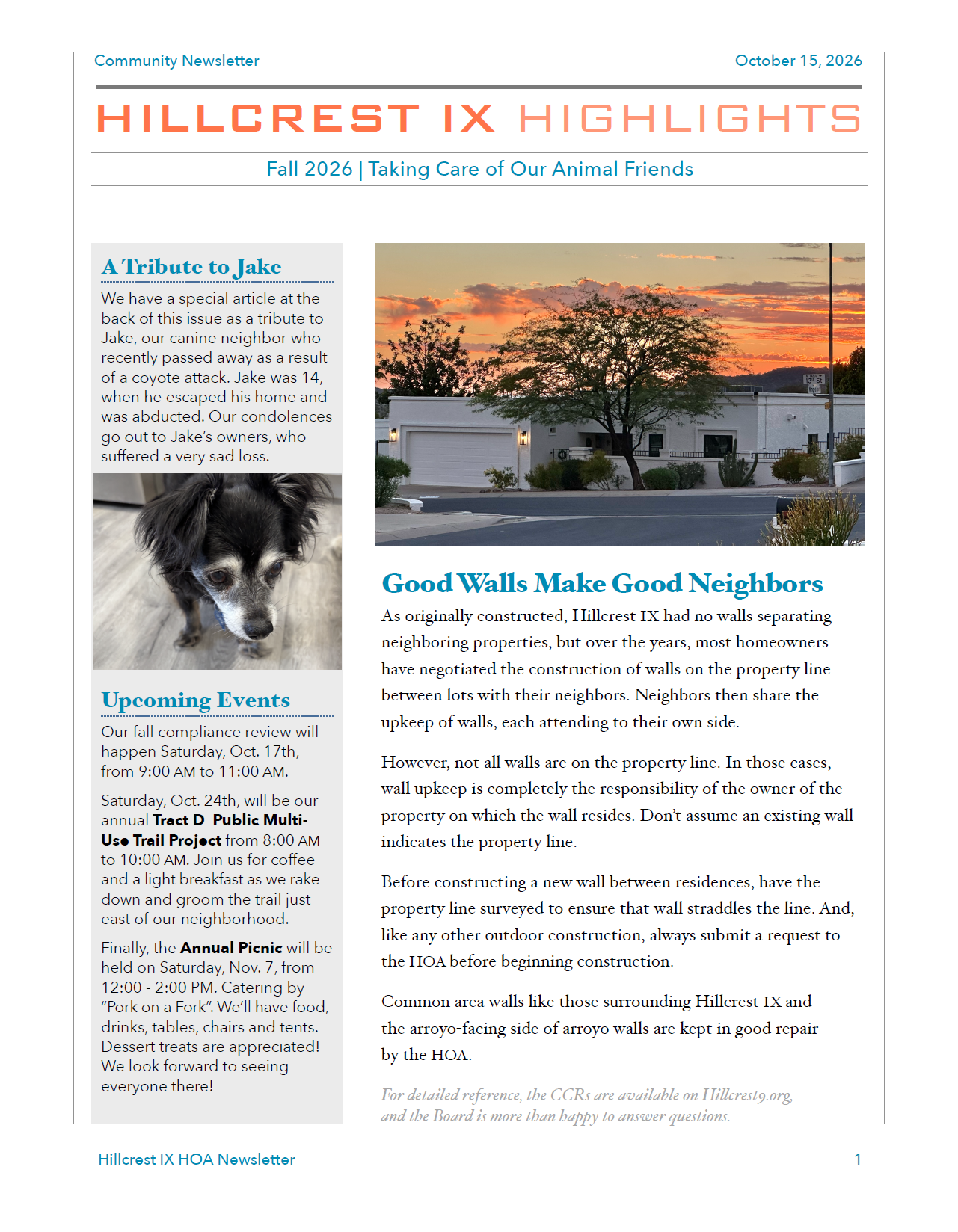 Newsletter
